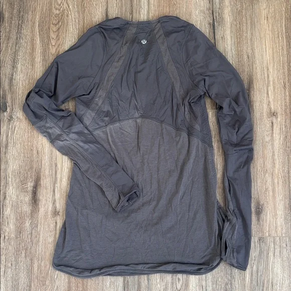 Lululemon Ride Inside Long Sleeve Soot Light - Picture 6 of 7
